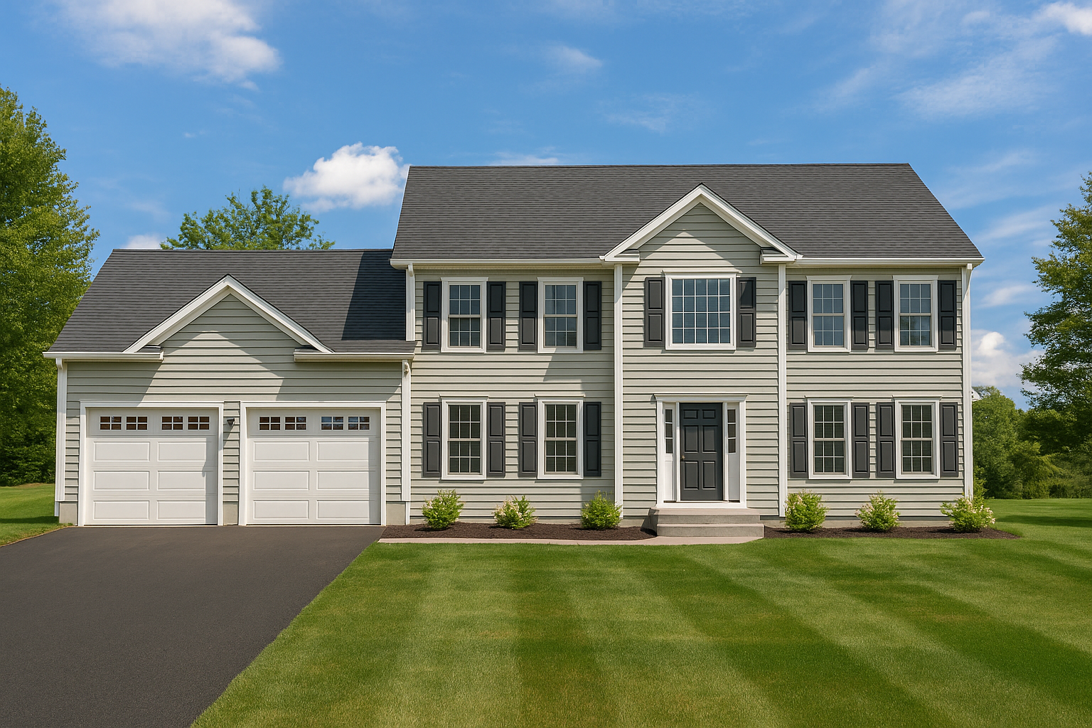 Front elevation of Plan 180301