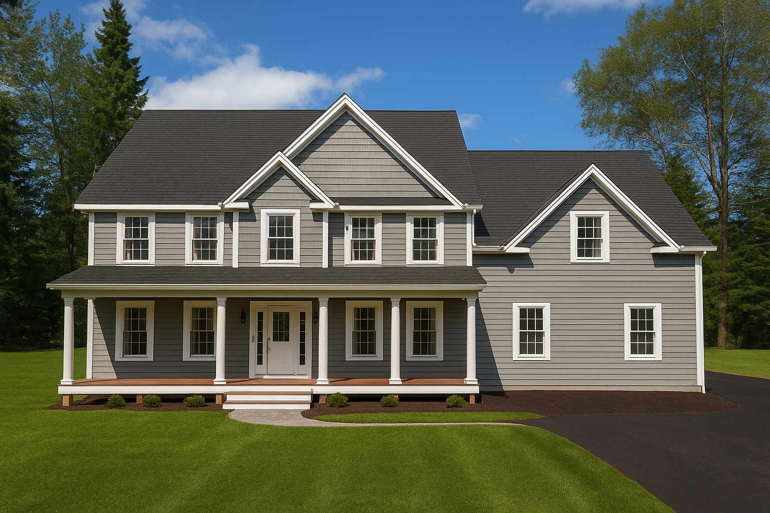Front elevation of Plan 240302