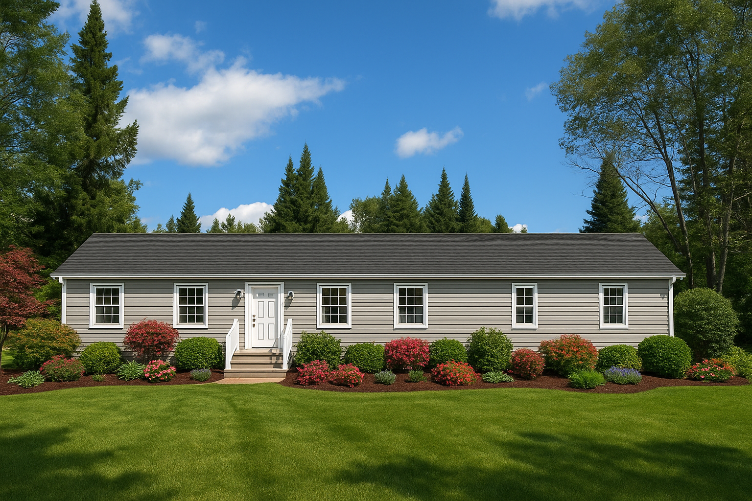 Front elevation of Plan 240304