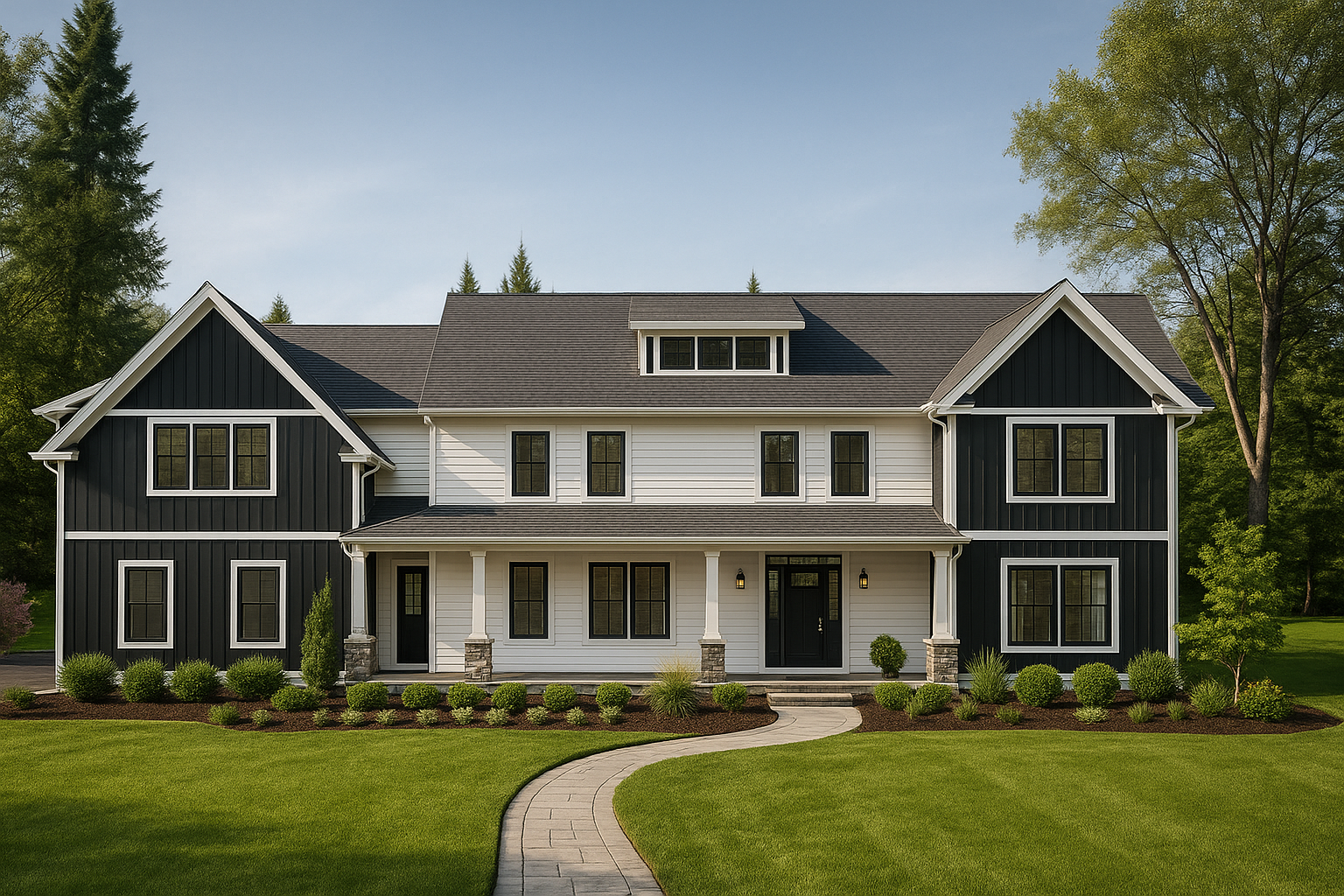 Front elevation of Plan 240403