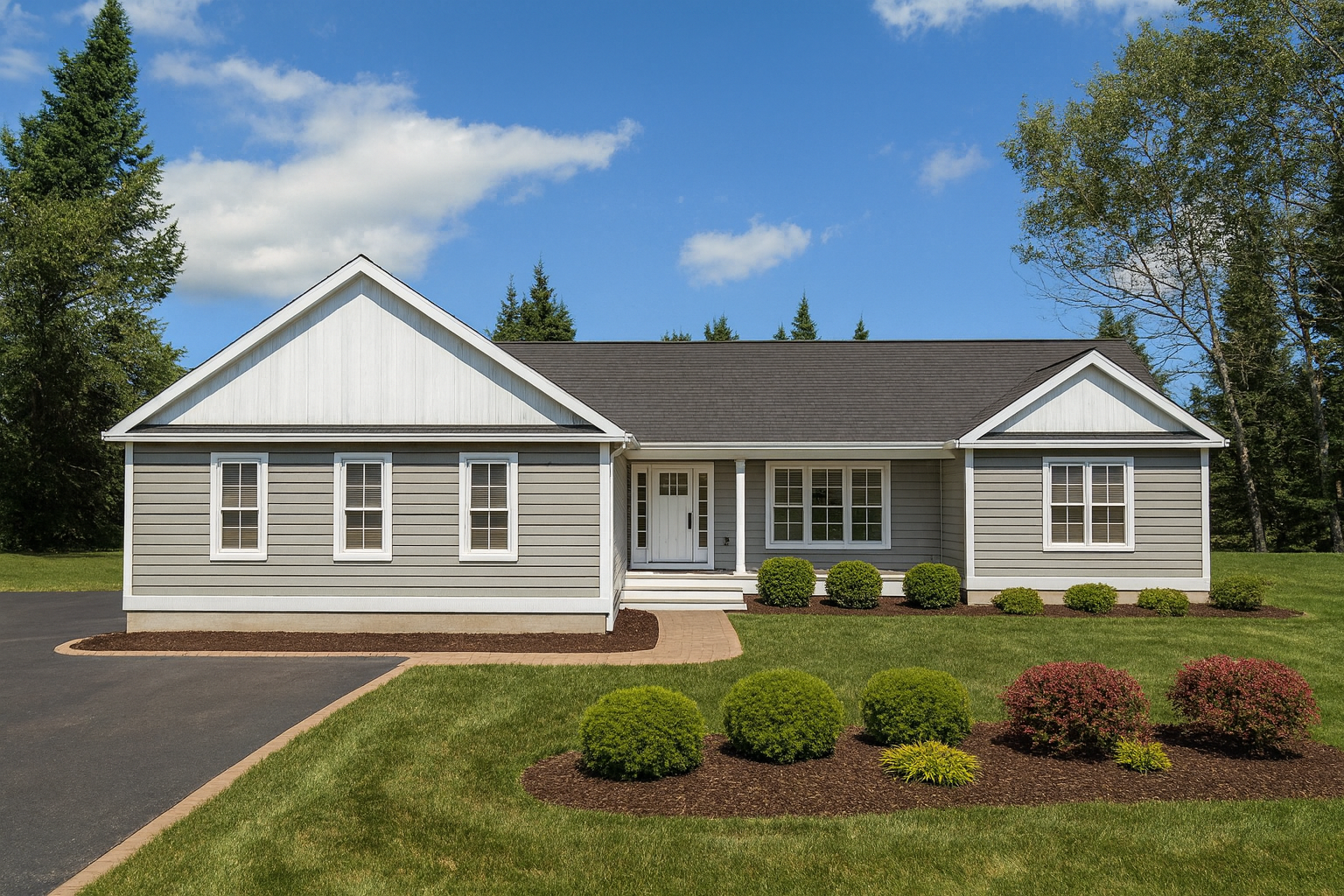 Front elevation of Plan 240603