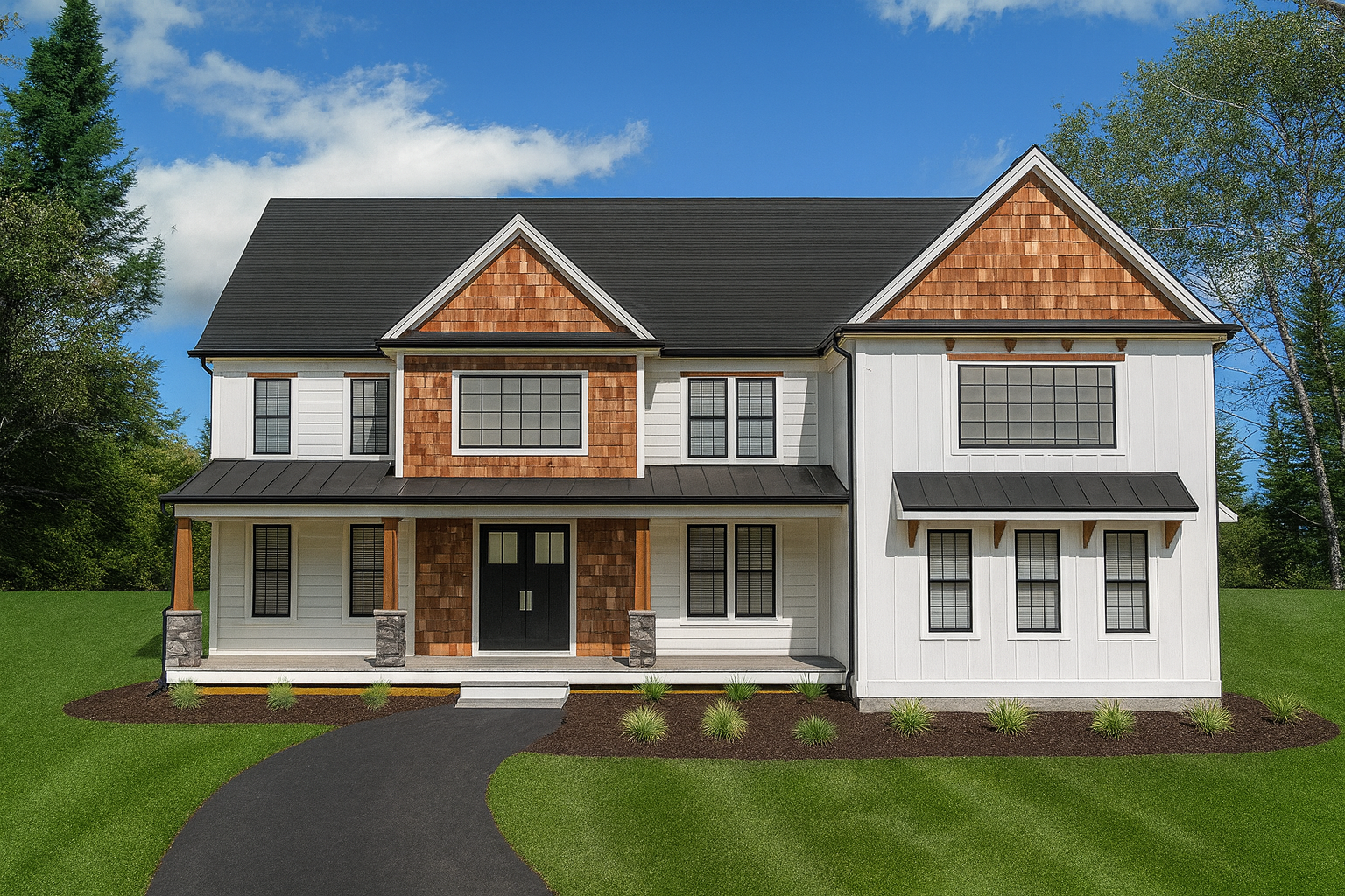 Front elevation of Plan 240909