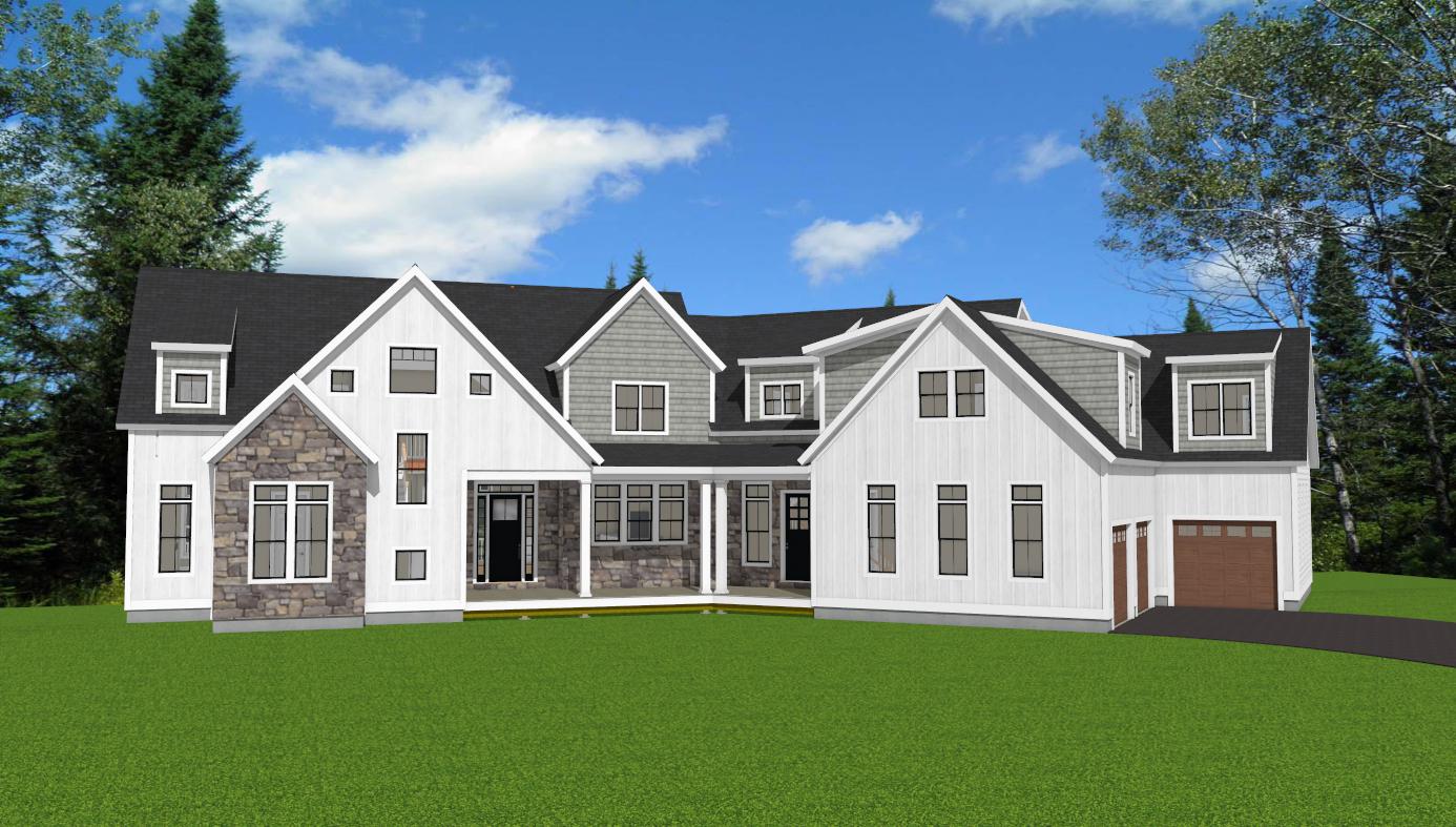 Front elevation of Plan 241102