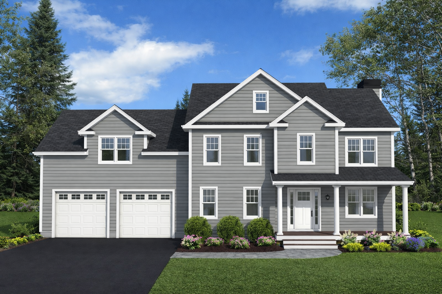 Front elevation of Plan 241106